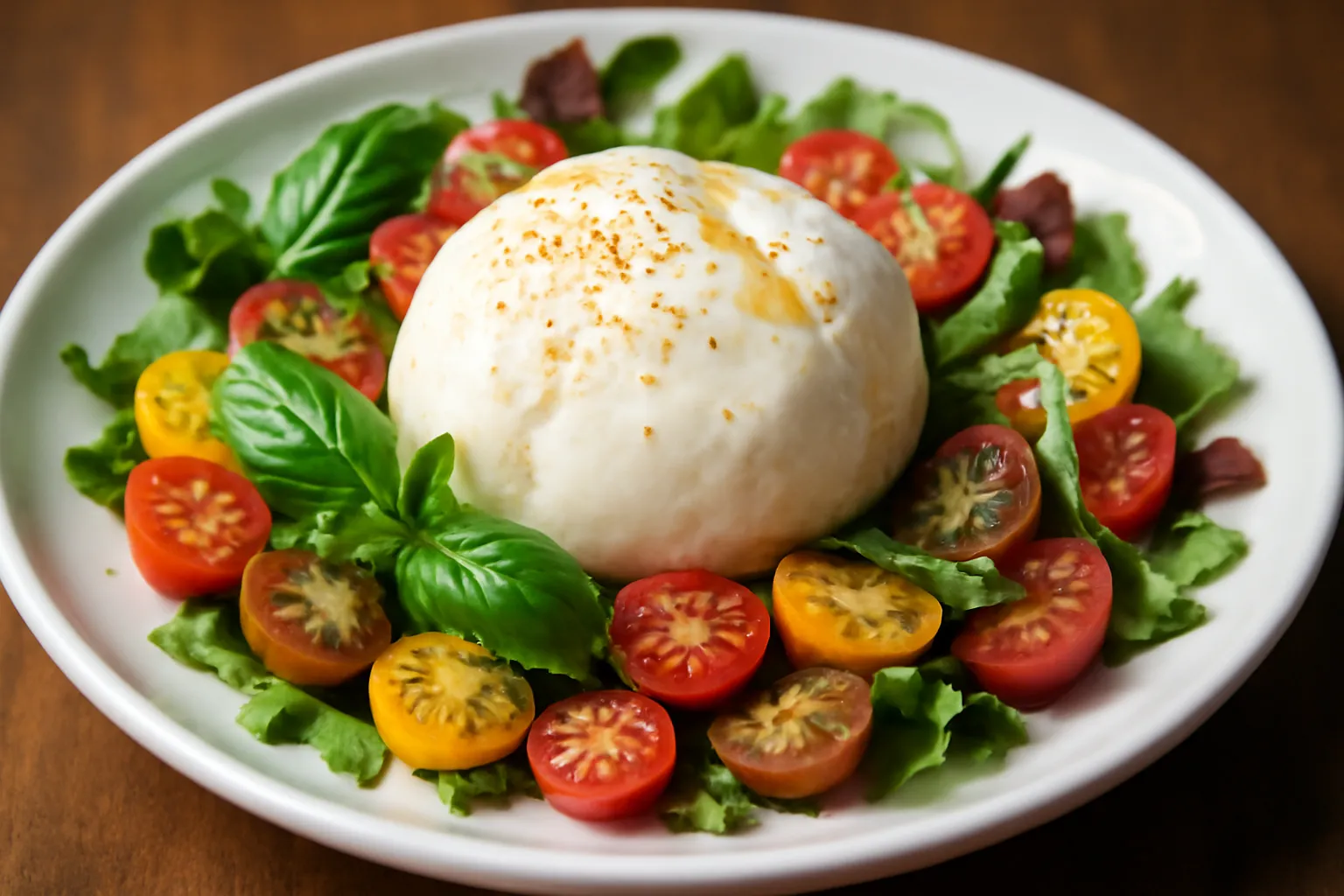 Salade burrata - Restaurant italien Paris